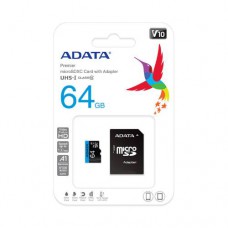 ADATA MicroSD con Adaptador 64GB